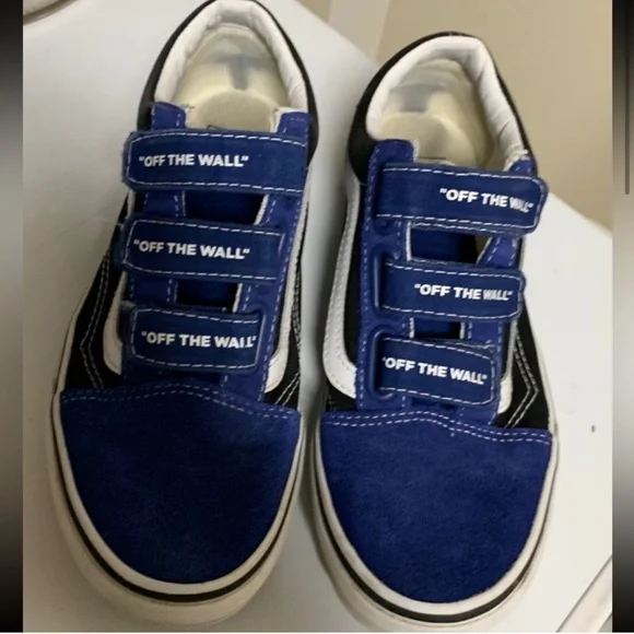 Classic Old Skool Classic Vans Blue/Black Sneakers Classic Design - Picture 2 of 10
